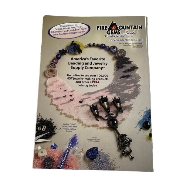 Beadwork Magazine Jewelry Crafting Book February March 2020 u Issue 2 Vol 23 - Picture 2 of 7